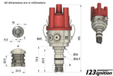 123 Electronic Distributor - Lancia Flavia - Lancia Fulvia Ignition & Electrical Items