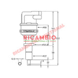 123 Electronic Distributor SIDE ENTRY (with Vacuum Advance) - Lancia Fulvia - Lancia Fulvia