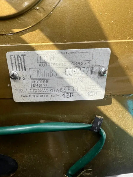 1970 Fiat 850 Spider