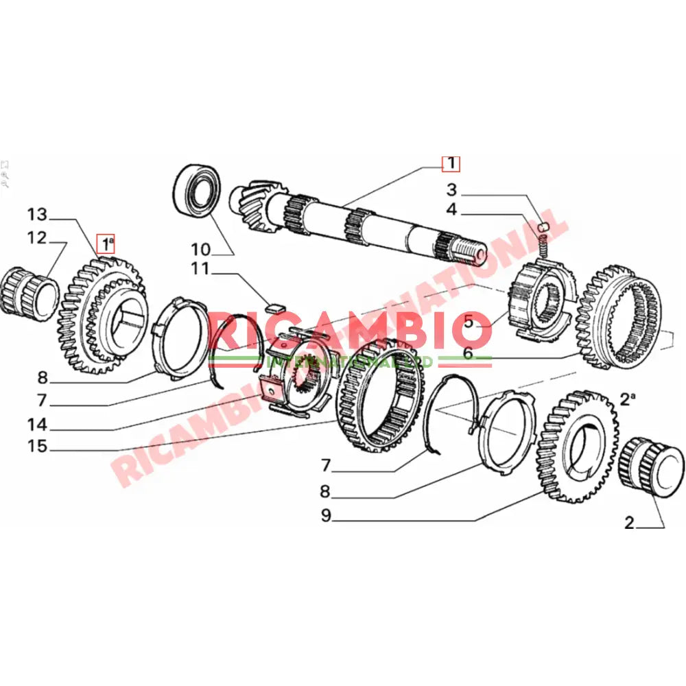 1st & 2nd Gear Syncro Hub - Classic Fiat Panda - Clutch & Transmission Parts