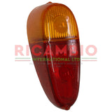 N/S Left Hand Rear Lamp Lens Cover - Classic Fiat 500 Nuova - Lights - Lamps and Lenses
