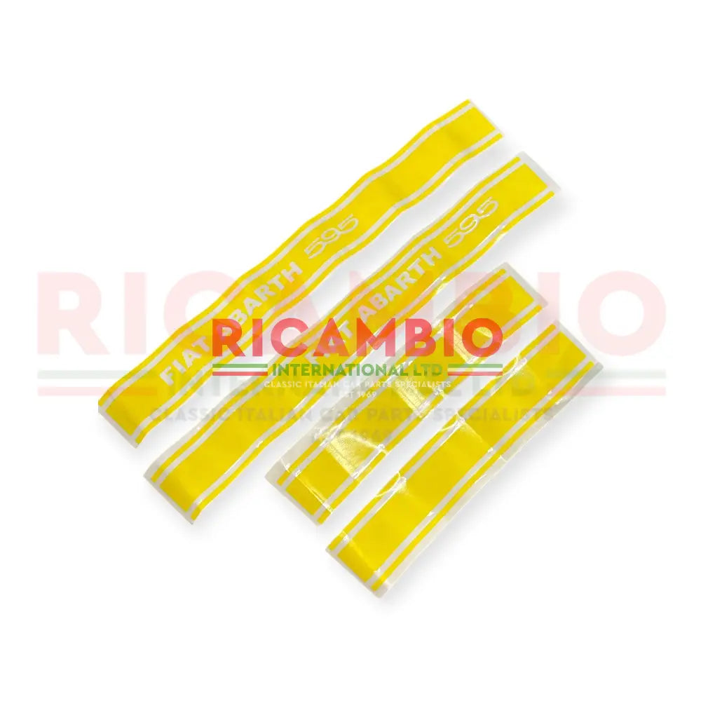 Abarth 595 Yellow Decal Kit - Classic Fiat 500 - 595