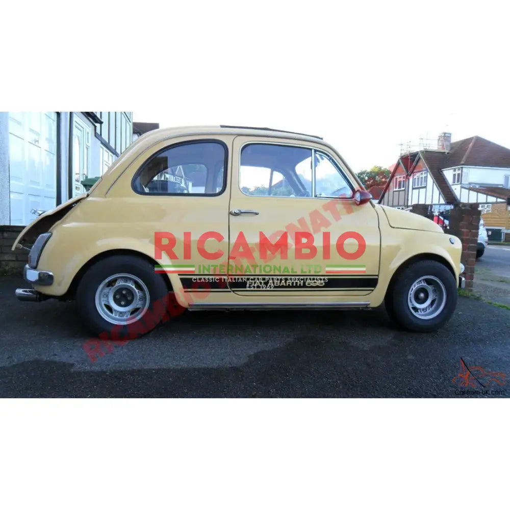 Abarth 695 Black Decal Kit - Classic Fiat 500 - Abarth