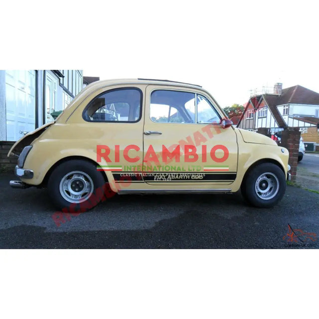 Abarth 695 Black Decal Kit - Classic Fiat 500 - Abarth