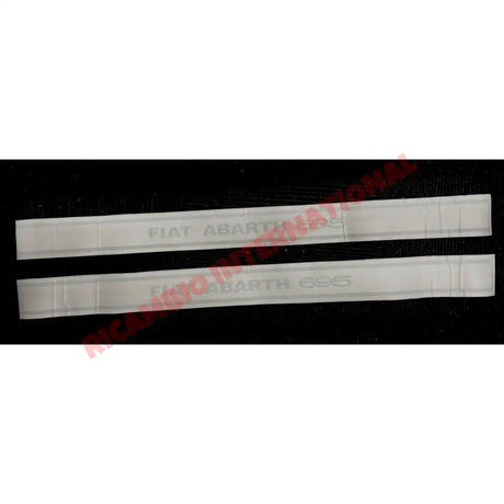 Abarth 695 White Decal Kit - Classic Fiat 500 - Abarth