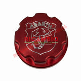 Abarth Alloy Fuel Petrol Cap - Classic Fiat 500 - Red Anodized Abarth - Abarth