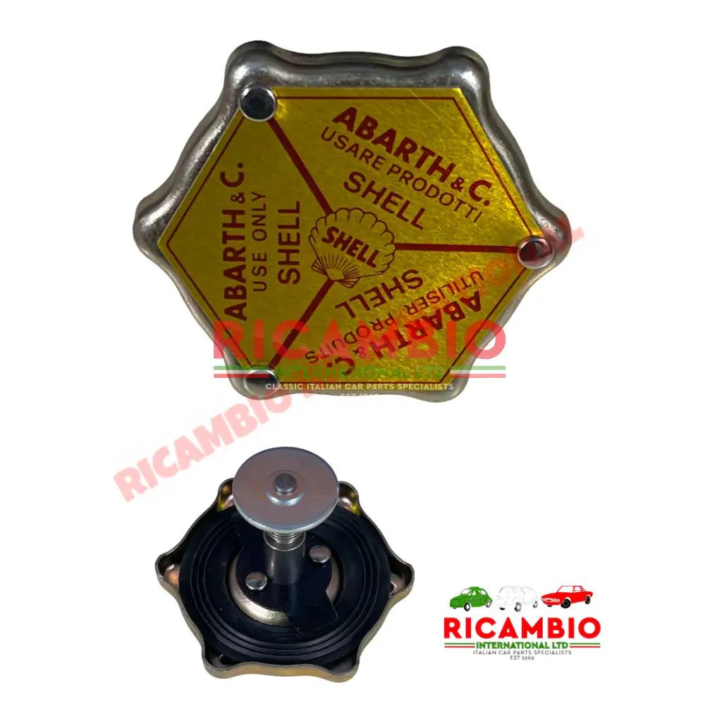 Abarth Alloy Rocker Cover Kit - Classic Fiat 500 126 - Gold - Modifications