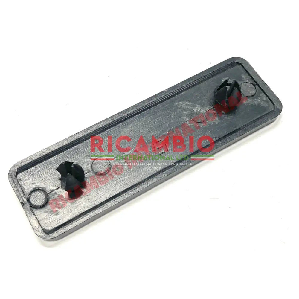 Abarth Badge (Black & Silver) - Autobianchi A112 - Exterior Parts and Trims