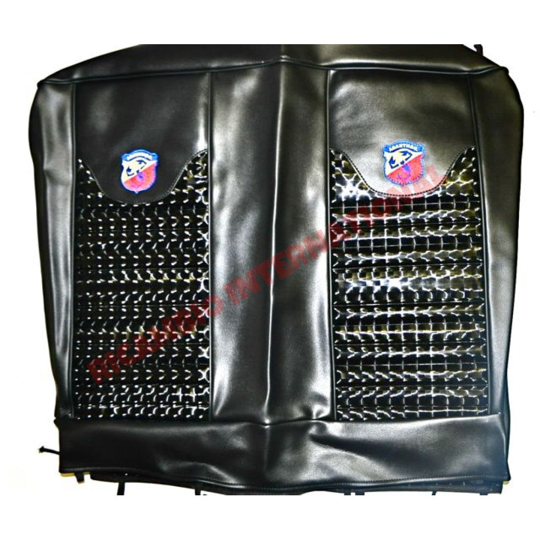 Abarth Black ’Pearlescent’ Sports Seat Cover Set - Classic Fiat 500 - Seat Covers - Padding and Seat Spring