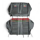 Abarth Black ’Pearlescent’ Sports Seat Cover Set - Classic Fiat 500 - Seat Covers - Padding and Seat Spring
