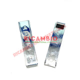 Abarth Chrome Engine Lid Opening Brackets - Classic Fiat 500 - Abarth