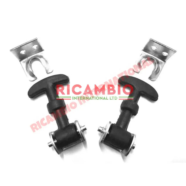 Abarth Engine Lid Strap & Fittings Kit- Classic Fiat 500 600 - Classic Fiat 500 Parts & Spares