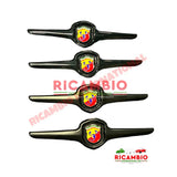 Abarth Front Badge BLACK FINISH - Classic Fiat 500 - Abarth