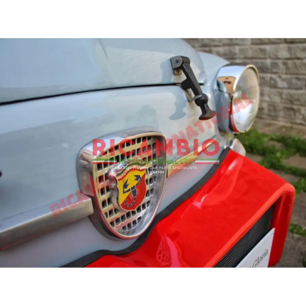Abarth Front Grille Badge (Original Style) - Fiat 600 850 - Fiat/Seat 600 PartsFront Lamps and Associated ItemsBadge