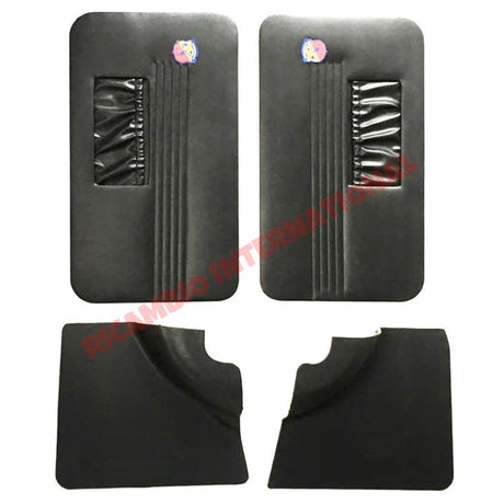 Abarth Front & Rear Inner Door Panel Kit - Classic Fiat 500 - Classic Fiat 500 Parts & Spares