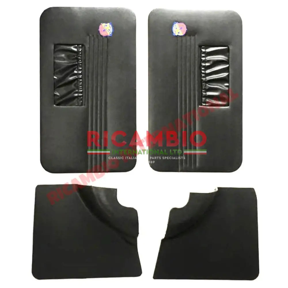 Abarth Front & Rear Inner Door Panel Kit - Classic Fiat 500 - Classic Fiat 500 Parts & Spares