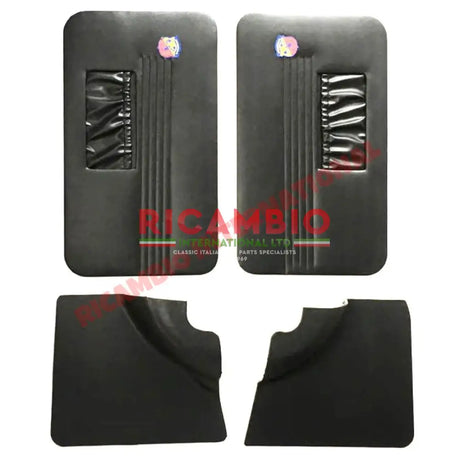 Abarth Front & Rear Inner Door Panel Kit - Classic Fiat 500 - Classic Fiat 500 Parts & Spares
