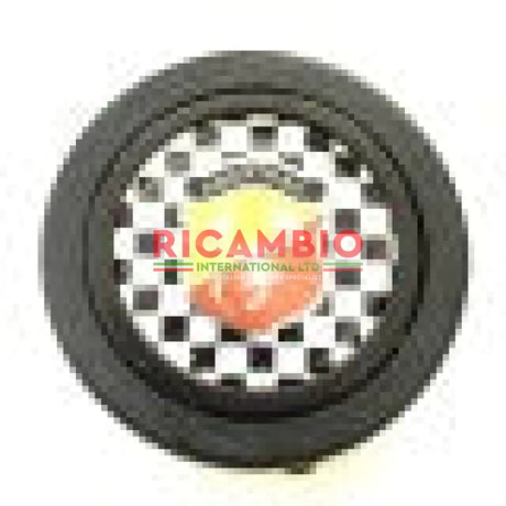 Abarth Horn Push Button - Classic Fiat 500 126 600 - Abarth Cheq - Steering