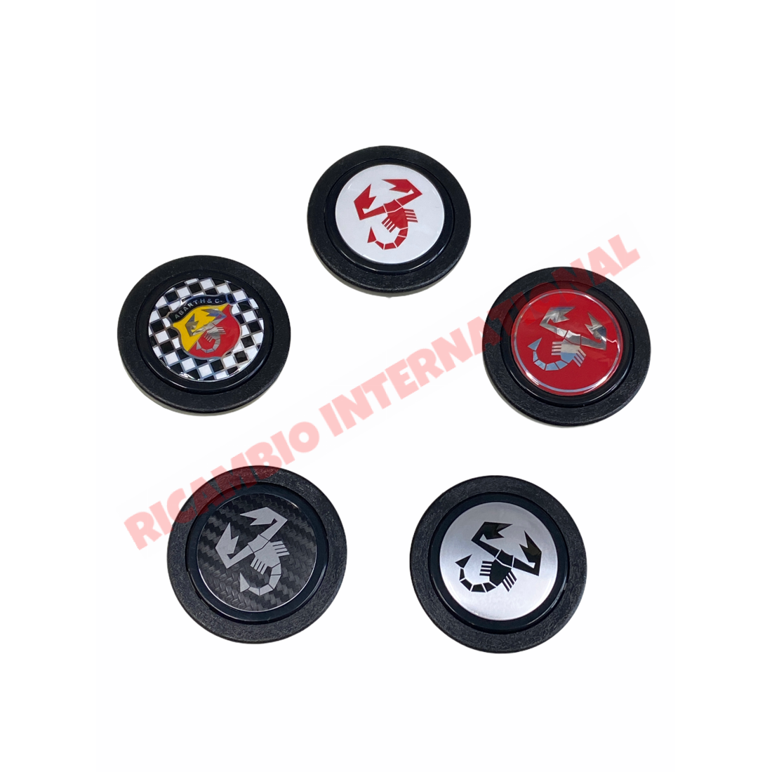 Abarth Horn Push Button - Classic Fiat 500 126 600 - Steering
