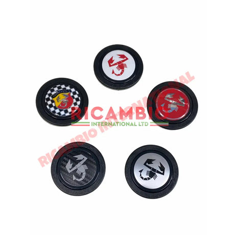 Abarth Horn Push Button - Classic Fiat 500 126 600 - Steering