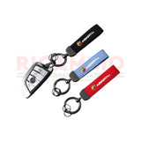 Abarth Keyring Suede & Metal