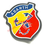 Abarth Plastic Shield Badge & Clips - Classic Fiat many models - Badges & Emblems