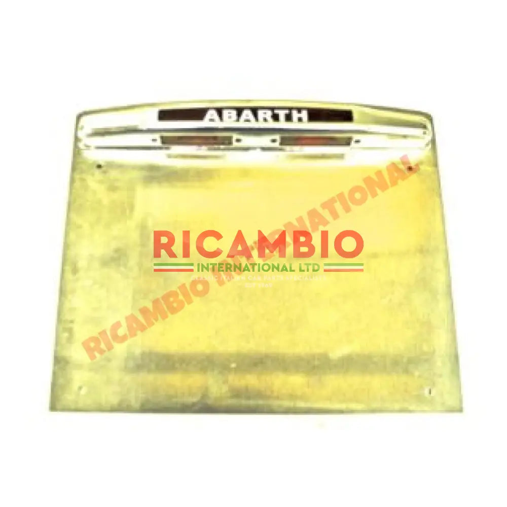 Abarth Rear Number Plate Plinth & Light - Classic Fiat 500 - Abarth