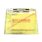 Abarth Rear Number Plate Plinth & Light - Classic Fiat 500 - Abarth