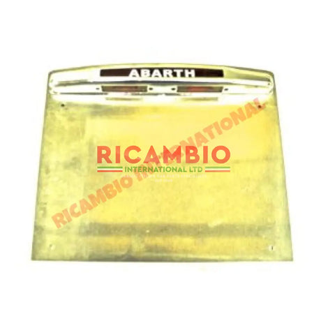 Abarth Rear Number Plate Plinth & Light - Classic Fiat 500 - Abarth