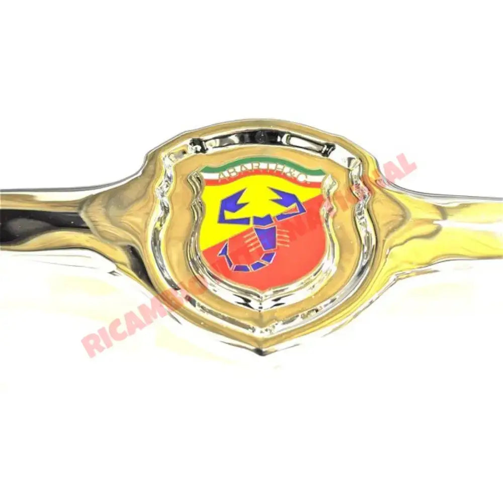 Chrome Abarth Front Badge/Grille - Classic Fiat 500 - Chrome - Aluminium & Exterior Trim Parts