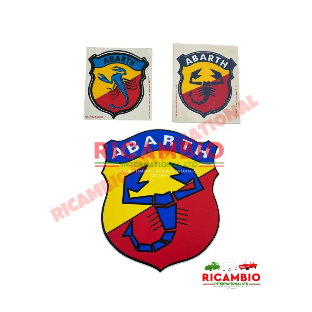 Abarth Shield Sticker Assorted - Badges & Emblems
