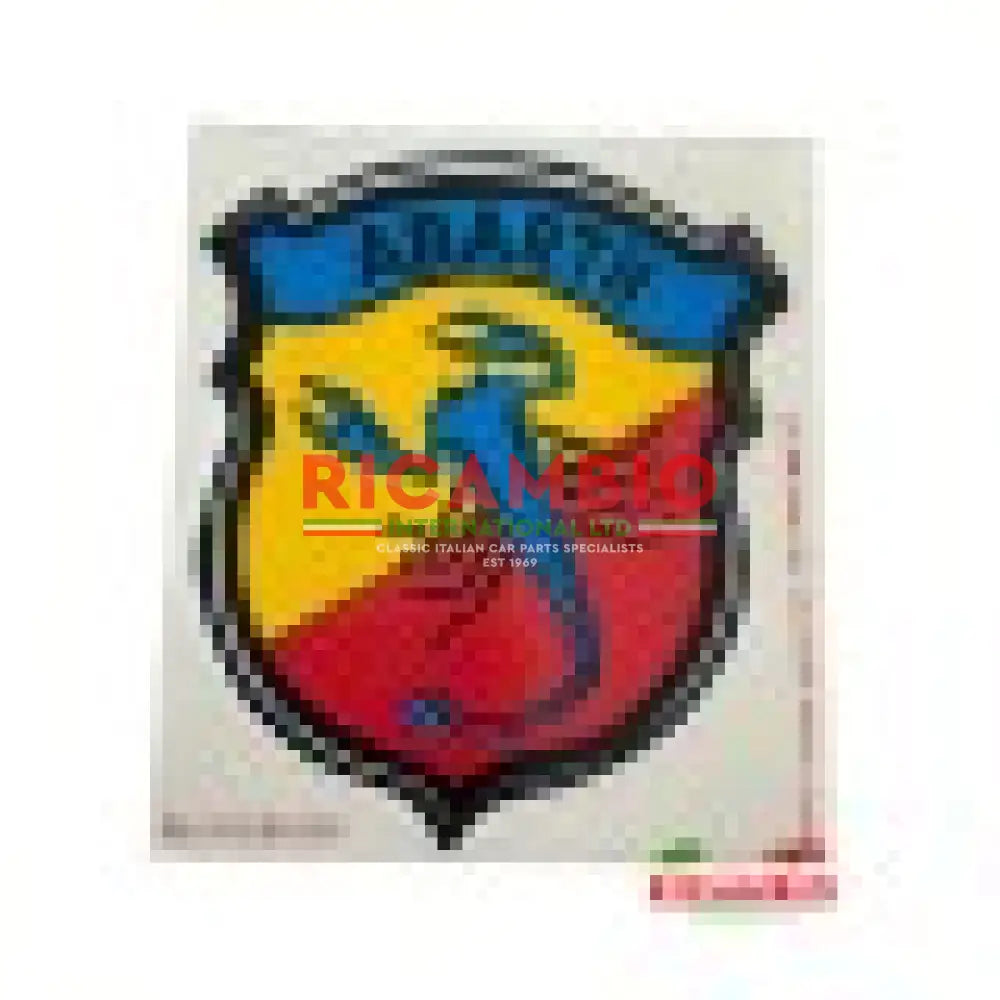 Abarth Shield Sticker Assorted - Abarth Classic Medium 100mm - Badges & Emblems