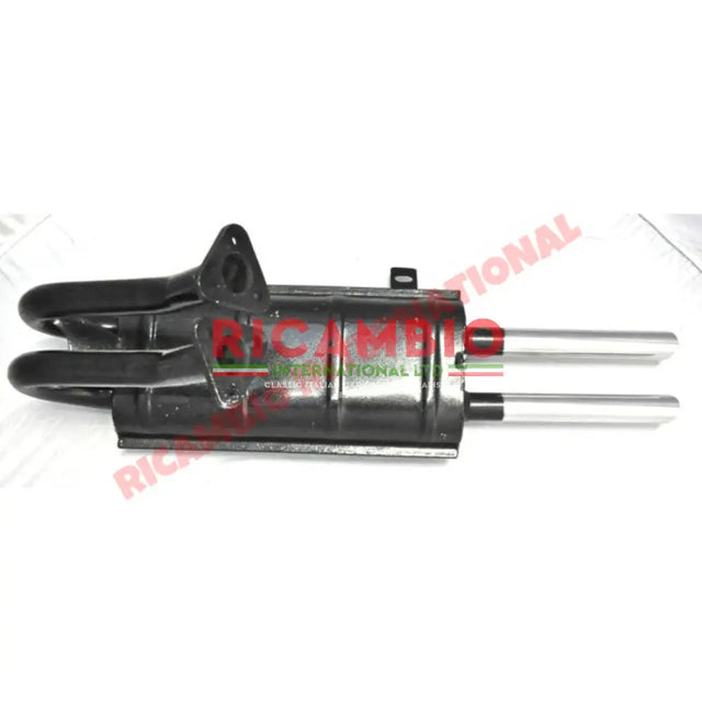 Abarth Sports Exhaust & Manifold (Small Twin Chrome Pipes) - Fiat 600 - Exhaust