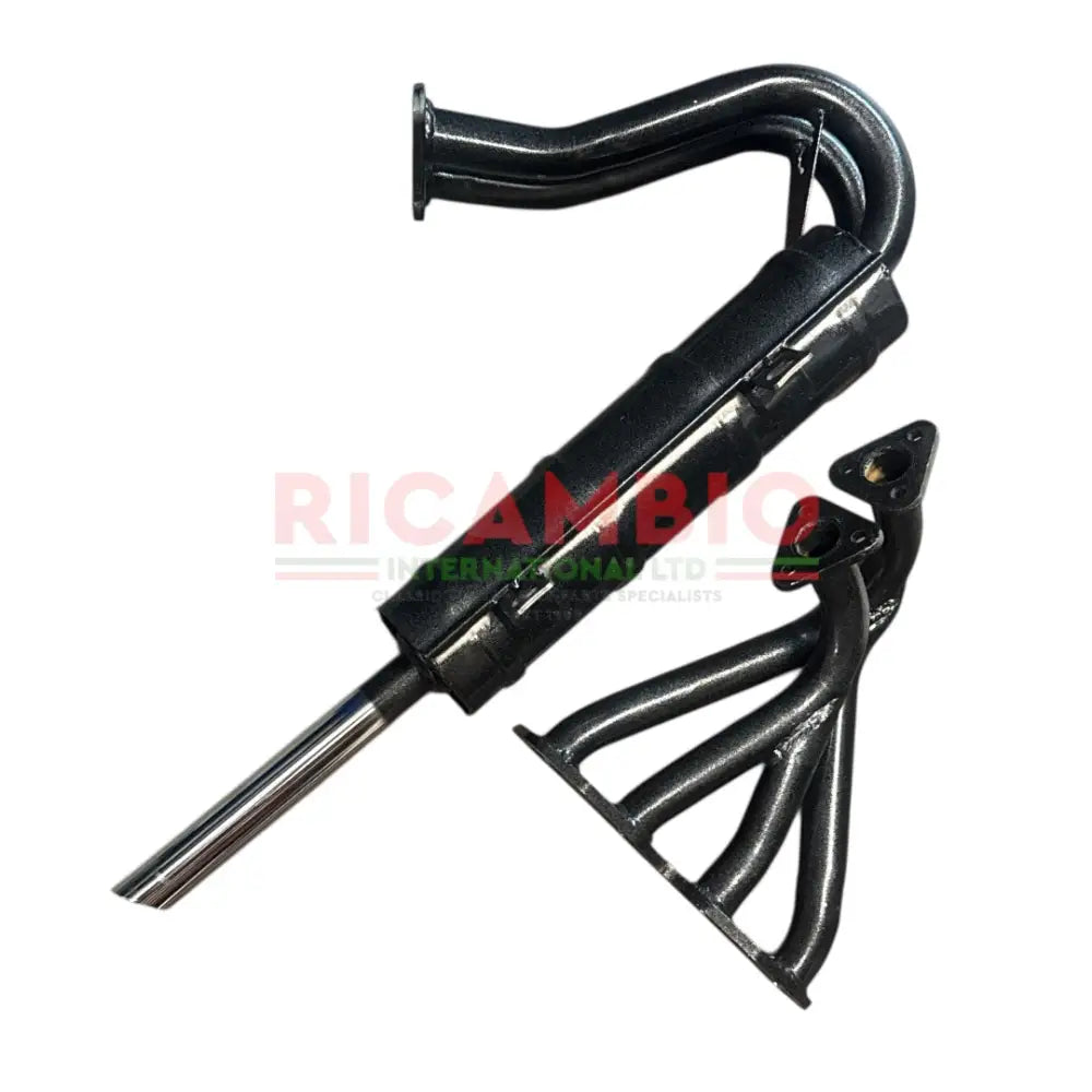 Abarth Sports Exhaust & Manifold (Small Twin Chrome Pipes) - Fiat 600 - Exhaust