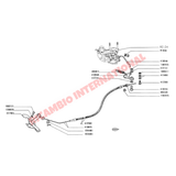 Accelerator Control Aluminium Lever Bush - Classic Fiat 500 126 - Fuel System