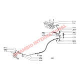 Accelerator Throttle Control Lever - Classic Fiat 500,126 - Cables - Clips & Springs