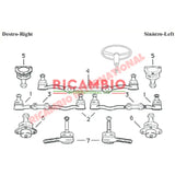 Adjustable Steering Joint Assembly - Fiat 125 - Fiat 124 & 125