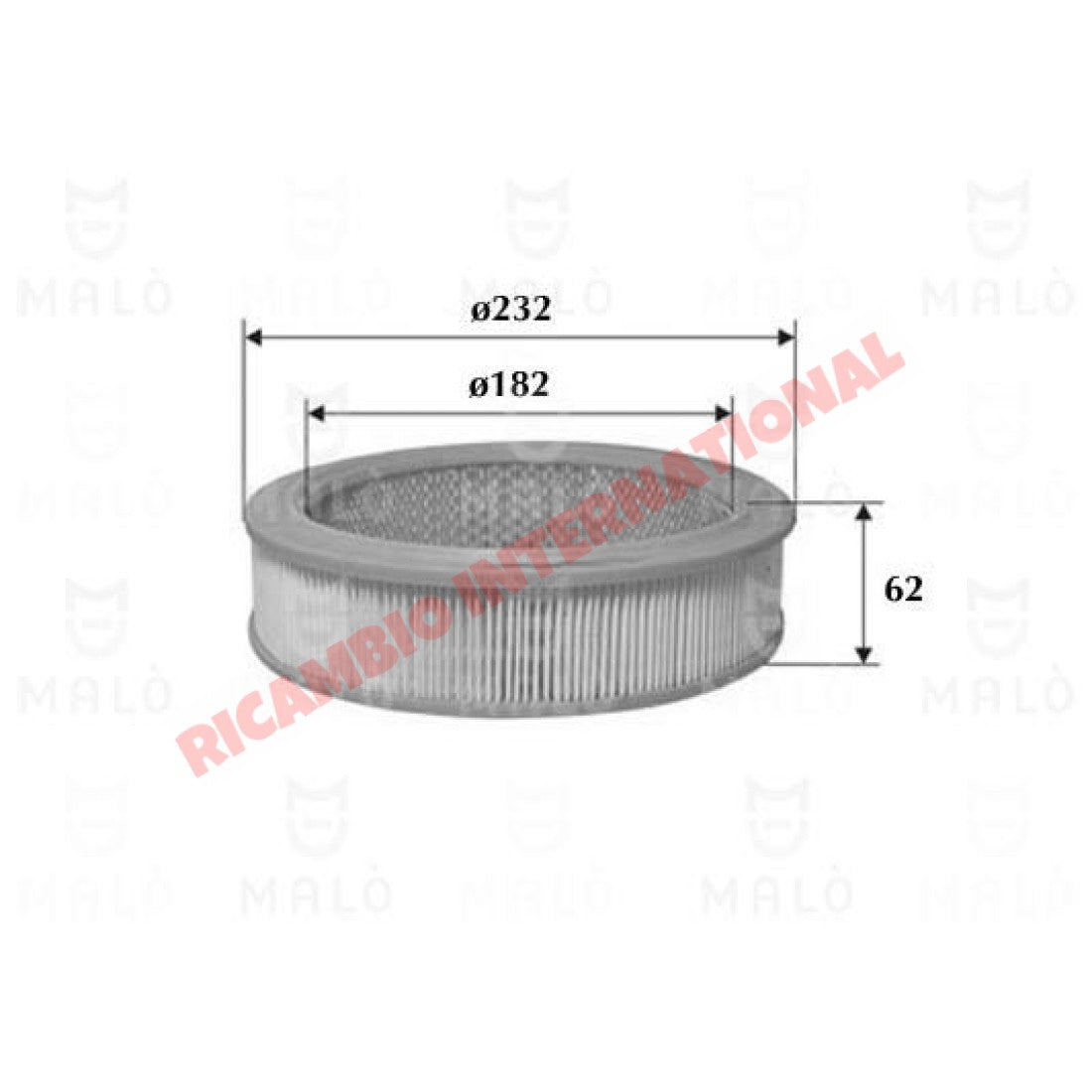 Air Filter - Fiat 124,131,132 - Service Items