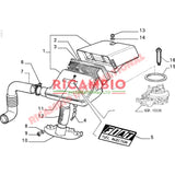 Air Filter Housing Rubber Seal - Classic Fiat Panda,Cinquecento,Seicento - Engine Parts