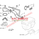 Air Filter Housing Rubber Seal - Classic Fiat Panda,Cinquecento,Seicento - Engine Parts