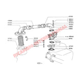 Air Filter Rubber Hose to Carburettor - Classic Fiat 500 - Fuel System