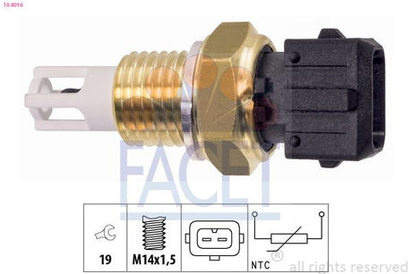Air Intake Temperature Sensor - Fiat Coupe Lancia Delta,Dedra,Thema Maserati Shamal,Ghibli,Biturbo,Quattroporte