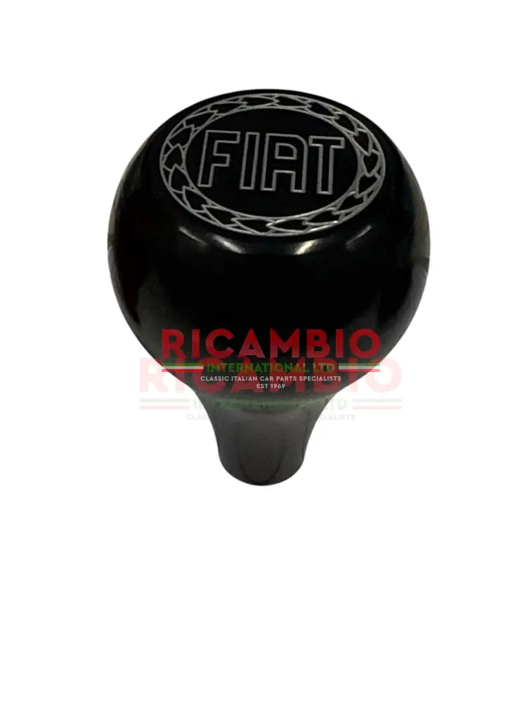 Alloy Fiat Gear Knob - Classic Fiat 500 126 - Black - gear