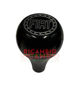 Alloy Fiat Gear Knob - Classic Fiat 500 126 - Black - gear