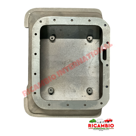 Alloy Sump Black Anodised & Gasket Kit - Classic Fiat 500 N/D/F/L/R 126 air cooled - Mechanical & Engine Parts