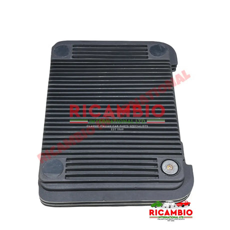 Alloy Sump Black Anodised & Gasket Kit - Classic Fiat 500 N/D/F/L/R 126 air cooled - Mechanical & Engine Parts