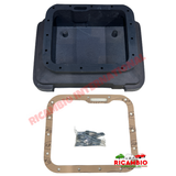 Alloy Sump Black Anodised & Gasket Kit - Classic Fiat 500 N/D/F/L/R 126 air cooled - Mechanical & Engine Parts