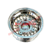 Alloy Wheel Kit (Polished Chrome) - Classic Fiat 500 126 - Wheels - Tyres and Tubes