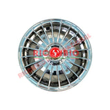 Alloy Wheel Kit (Polished Chrome) - Classic Fiat 500 126 - Wheels - Tyres and Tubes
