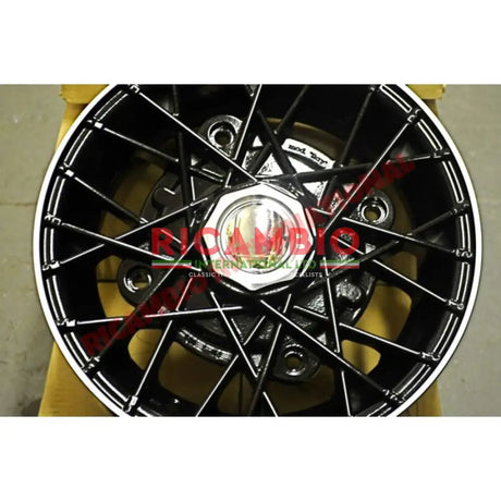 Alloy Wheel Kit (Satin Black) - Classic Fiat 500 126 - Modifications